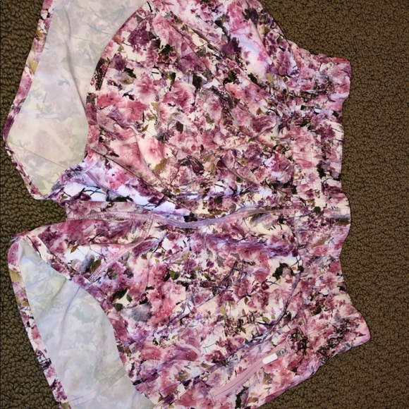 lululemon athletica Pants - Lululemon floral athletic shorts